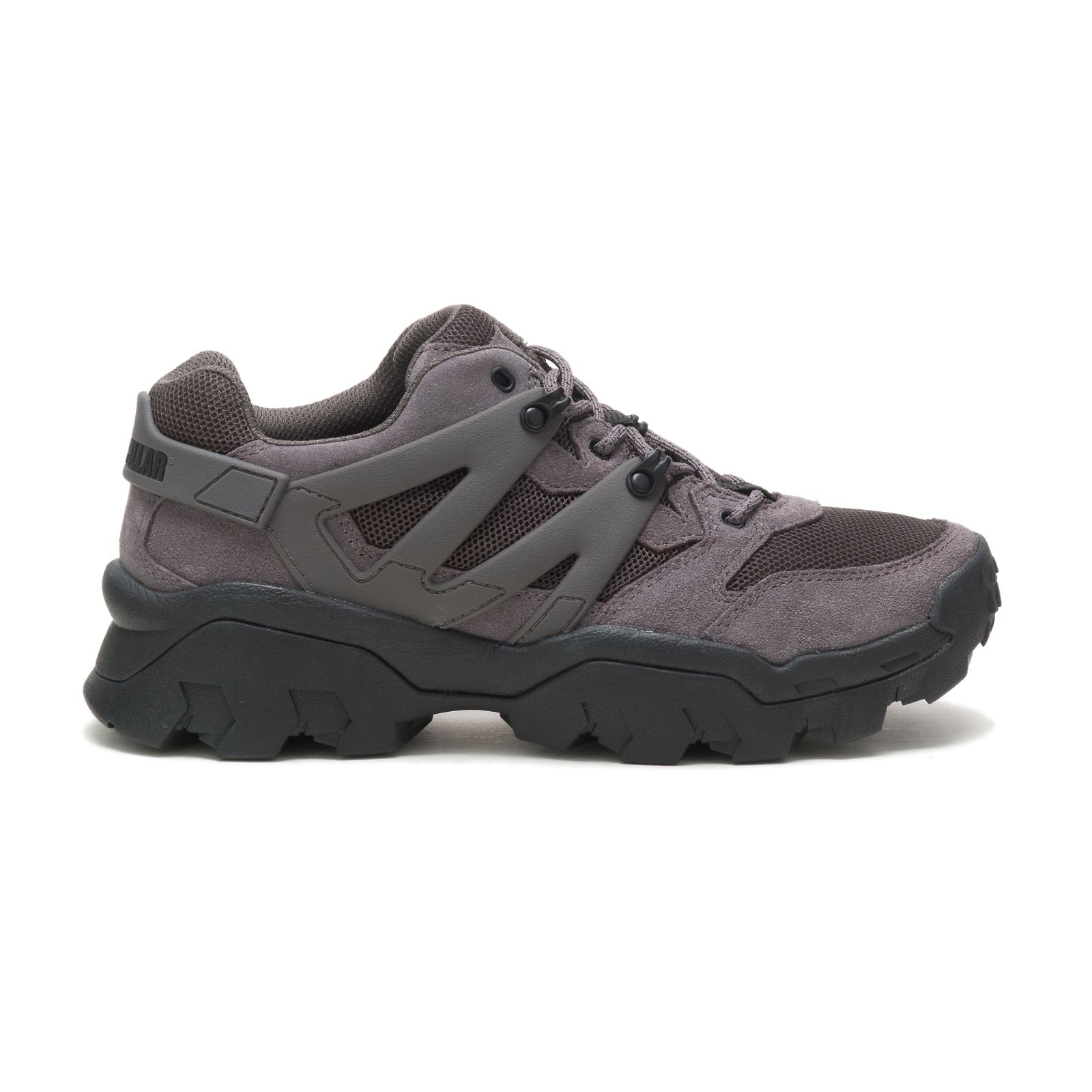 Women's Caterpillar Reactor Trainers Grey Purple Ireland YMUZ84709